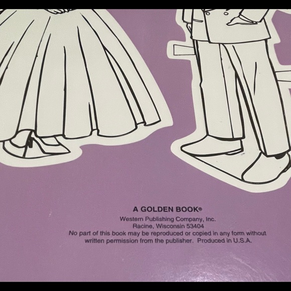 Golden Books vintage Prom Night Paper doll book - Picture 5 of 13